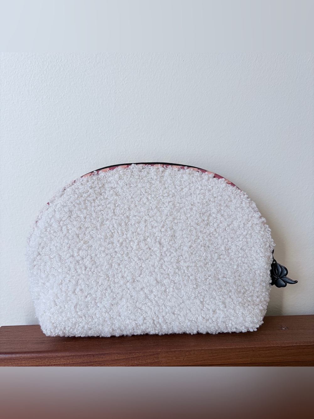 Sisley Paris Sherpa Half-Moon Cosmetic Pouch